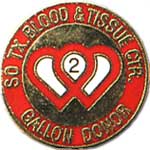 2 gallon donation pin