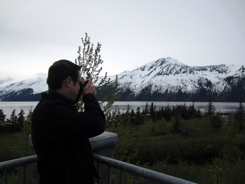 Wes with a camera