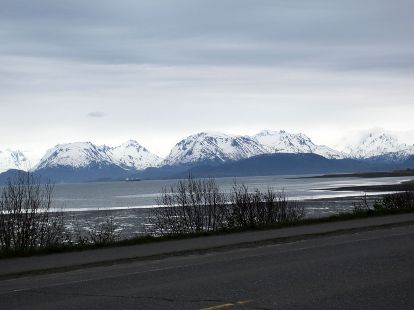 snow-covered mountains