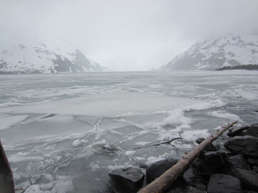 frozen lake