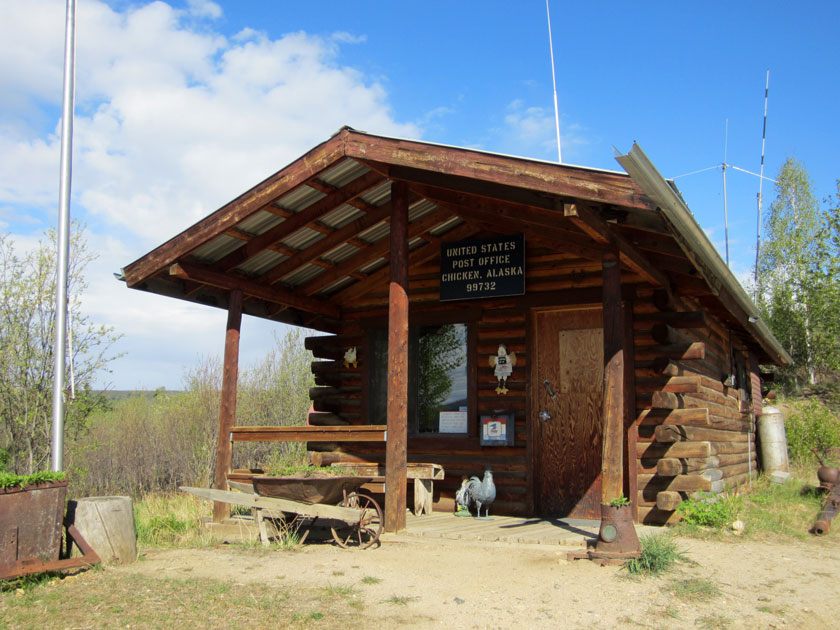 log cabin building