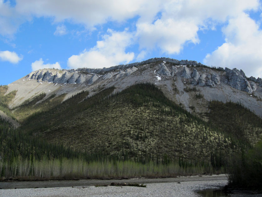 craggy mountainside